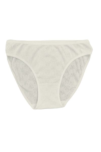 FSM1453 Women's Cotton Transfer Rib Normal Waist Classic Ribbed Slip Panties 3-Piece -3056