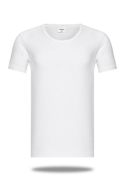 FSM1453 Men's Cotton Modal Short Sleeve Undershirt -467-(406)