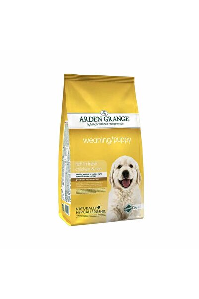 Arden Grange طعام جاف بالدجاج الطازج والأرز للجراء في مرحلة الفطام، 2 كجم