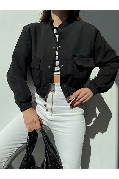 BELLA FASHION Jachetă Bomber din țesătură Dabıl