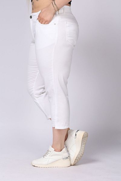 Era Lisa Large Size Lycra Linen Capri