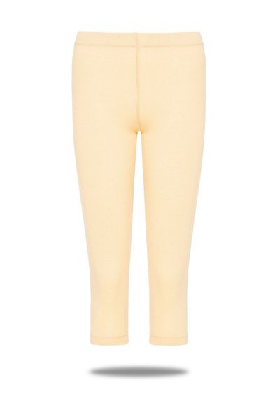 FSM1453 Girl's Cotton Capri Colored Lycra Colored Leggings 2-Piece - 8003