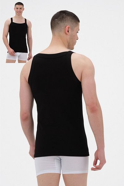 FSM1453 Men's Cotton Sports Lycra Undershirt -1007