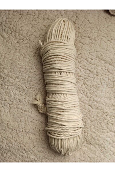 Çukurova Makrome 4 Mm Makrome Salıncak Ipi Ekru (a Kalite) 1 Çile (1,5 Kg)