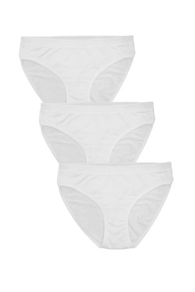 FSM1453 Γυναικεία Modal Ελαφρύ και Λεπτό Ύφασμα Classic Bikini Lycra Panties 3 Pack -3030