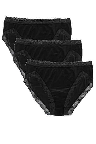 FSM1453 Жіночі модні бікіні з нормальною талією, мереживні трусики з еластичною стрічкою, 6 штук -3051