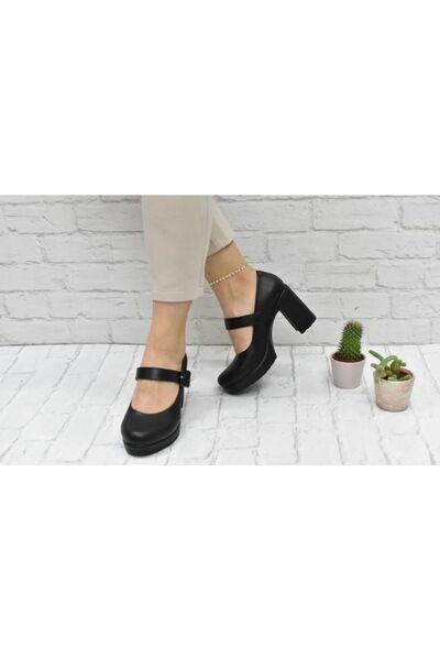 Kesim Shoes Kadın Hakiki Deri Topuklu Ayakkabı 33-40