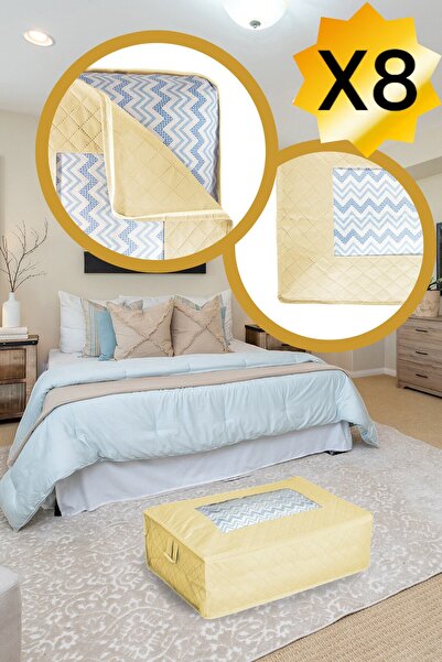 LOVENPO 8 Adet Baza Ve Çekyat Tipi Hurç 64 X 45 X 22 Cm Düzenleyici Organizer...