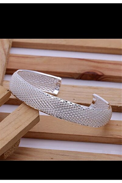 925Silver 925 Ayar Şık Tasarım Gümüş Bilezik