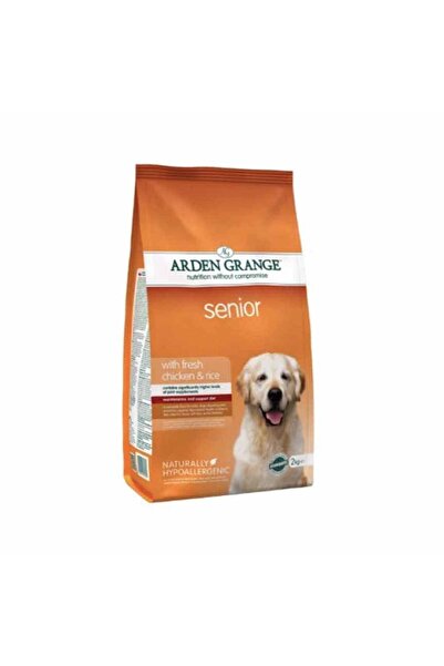 Arden Grange طعام جاف بالدجاج الطازج والأرز للكلاب المسنة، 6 كجم