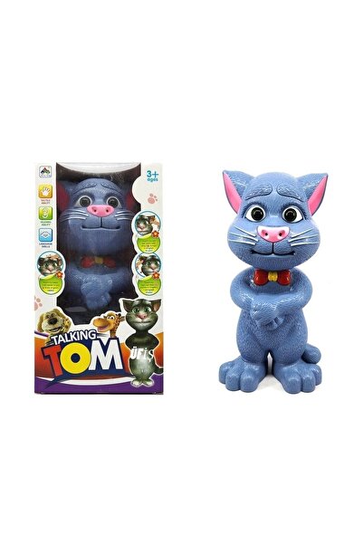 CAN OYUNCAK Oyuncak Konuşan Kedi Tom Söylediklerinizi Tekrar Eden Oyuncak Ked...