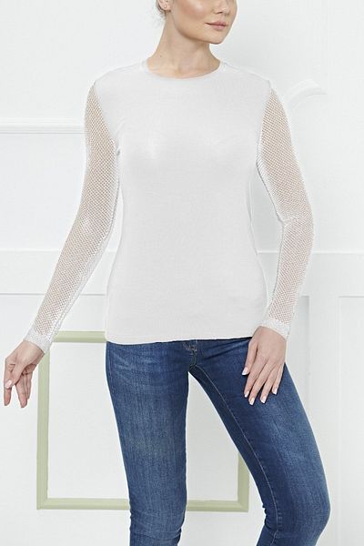 FSM1453 Γυναικείο μακρυμάνικο μπλουζάκι Modal Lace Up 2287