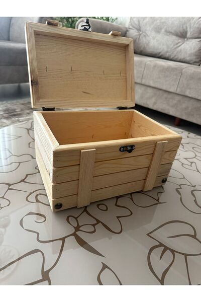 BİGWOODWORKERS Ahşap el yapımı sandık