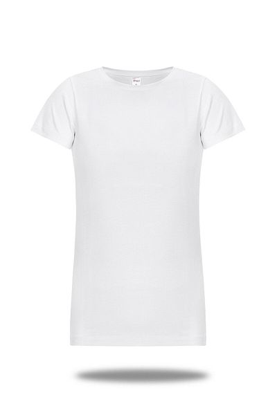 FSM1453 Tricou din bumbac cu mânecă scurtă, cu decolteu în formă de O, din lycra -2103