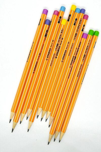 EserMatbaa قلم رصاص ستابيلو 88 12 قطعة - قلم رصاص ستابيلو 88 عالي الجودة من ت...