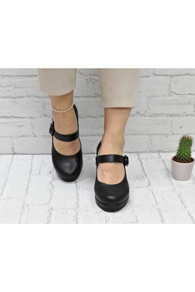 Kesim Shoes Kadın Hakiki Deri Topuklu Ayakkabı 33-40