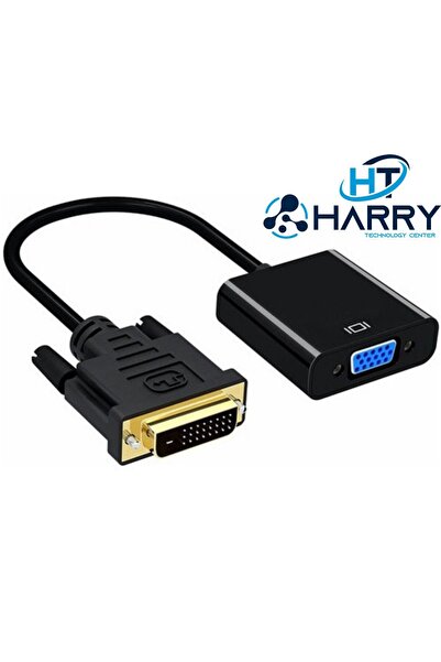 harry Dvı - D (24+1) To Vga Aktif Dönüştürücü Kablo (Dvı-D Erkek - Vga Dişi)