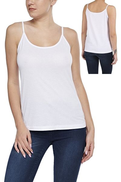 FSM1453 Women's Cotton Modal String Strap Top -2422