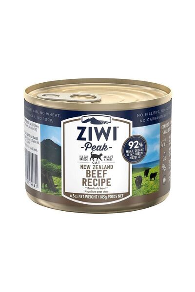 ZIWI Peak ZiwiPeak Beef Recipe Canned Cat Food, 185g