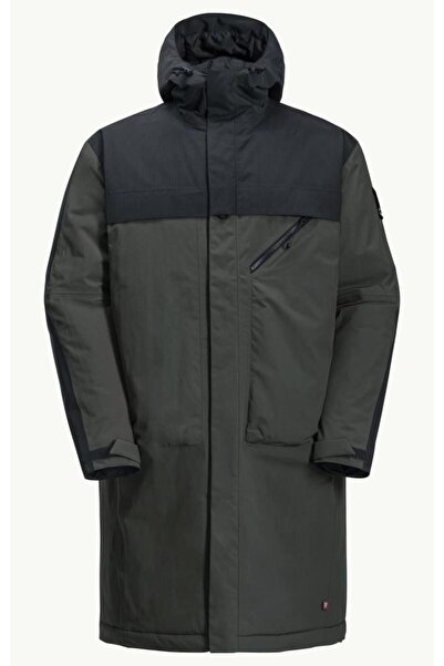 Jack Wolfskin 1116161_4136 Heumarkt 2l Parka Slate Green Unisex Outdoor Parka