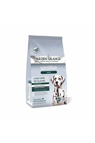 Arden Grange Dry Food with White Fish & Potato for Sensitive Adult Dogs, 2kg