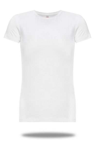 FSM1453 Tricou de damă din bumbac cu decolteu cu mânecă scurtă, culoare lycra -2291
