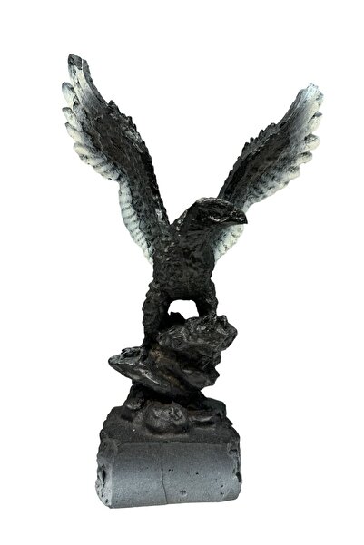 Peramari Dekoratif Polyester Kartal Biblo Siyah Beyaz