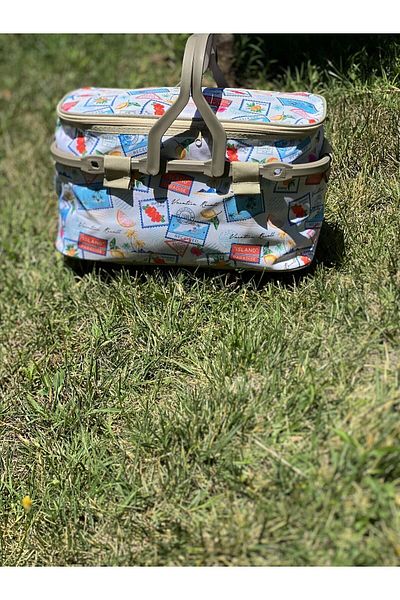 Kale Termos 25 LT Capacity Insulated Patterned Picnic Bag