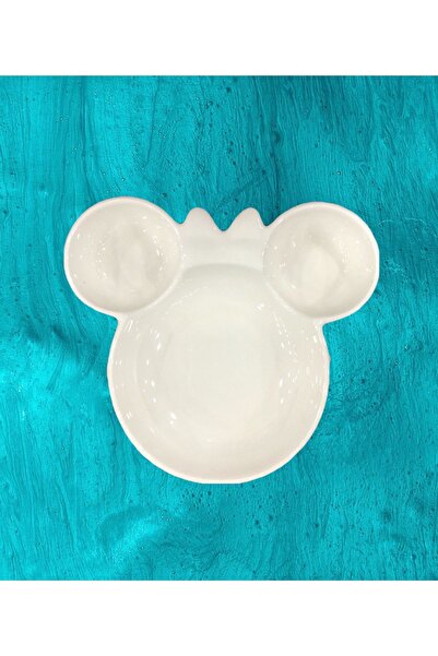 Mandalinna Mickey - Çocuk Kahvaltı Tabağı - Mama Tabağı - Çerezlik - Yumurtalık