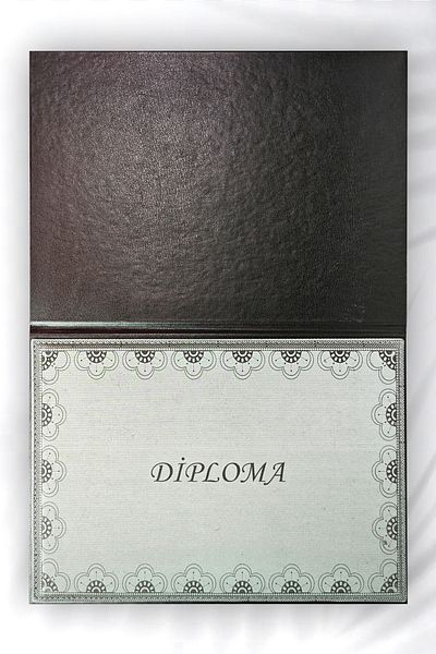 ankara menü A4 Certificate Container - Leather Velvet, Diploma Case, Printed