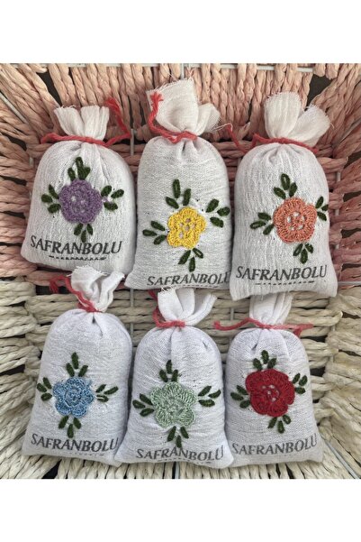 Efşan Hediyelik ve Kozmetik El Emeği Safranbolu Yazılı Lavanta Kesesi