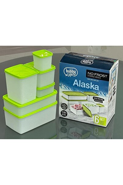 Begin Power Set de 6 recipiente de depozitare pentru congelator Alaska