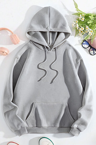 OKULCUBABA Cotton Raised Unisex School Sweatshirt - 3 Thread, Unprinted, Loos...