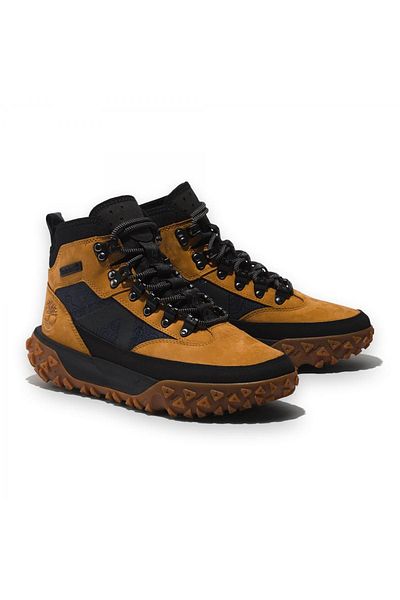 Timberland Ανδρικές μπότες Greenstride Motion 6 Mid - Lace Up, Αδιάβροχο, Χρώμα κανέλας