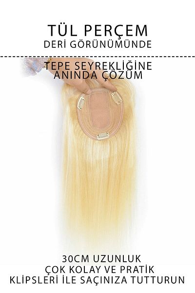 LOLLY PONY Perçemli Tepelik Platinum Color 30 Cm Long B61330