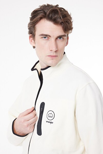 ALL TERRAIN GEAR -x- Wrangler All Terrain Gear Regular Fit Нормальний крій Повна застібка-блискавка Екрю Полар