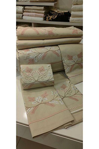 incisecrethome Double Cotton Satin Duvet Cover Set - 6 Pieces