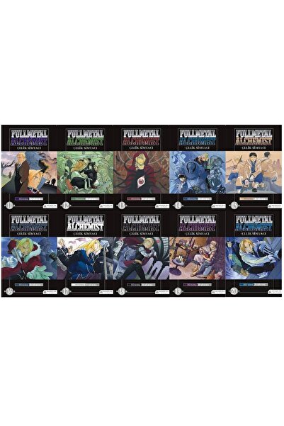 Akıl Çelen Kitaplar Fullmetal Alchemist 11-12-13-14-15-16-17-18-19-20. Ciltle...