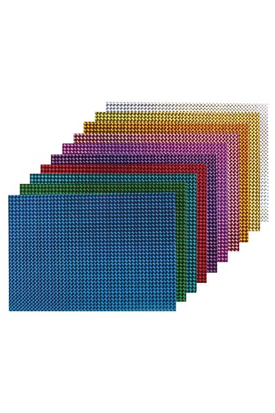 Bigpoint Metallic Colored Cardboard 50x70cm Green 10-Piece Bag