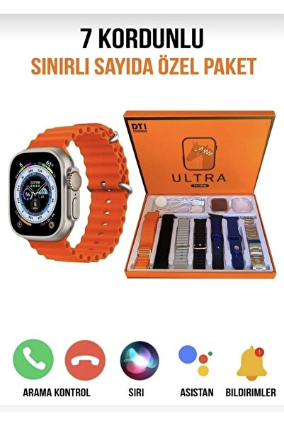 BULALAKSESUAR 7 Kordonlu Akıllı Kol Saati