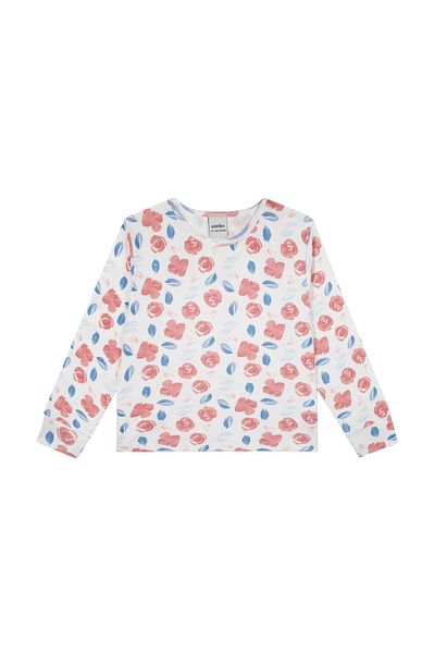 Antebies Watercolor Floral Long Sleeve Pajama Set