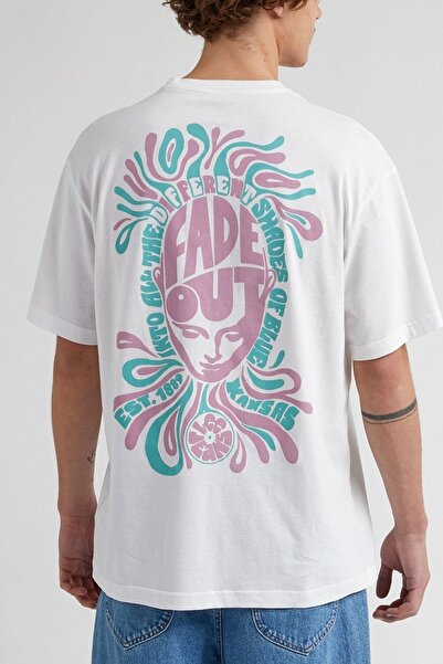 Lee Crew Neck 100% Cotton Relaxed Fit White T-Shirt