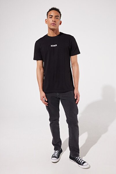 Riders by Lee Rider By Lee Dallas Straight Fit Düz Kesim Normal Bel Siyah Esnek Jean Kot Pantolon