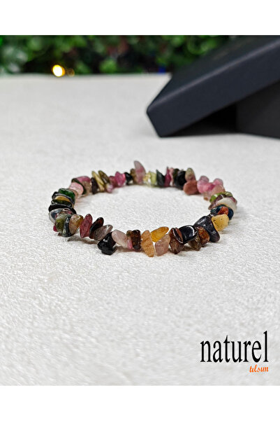 Naturel Tılsım سوار التورمالين المكسور من الحجر الطبيعي