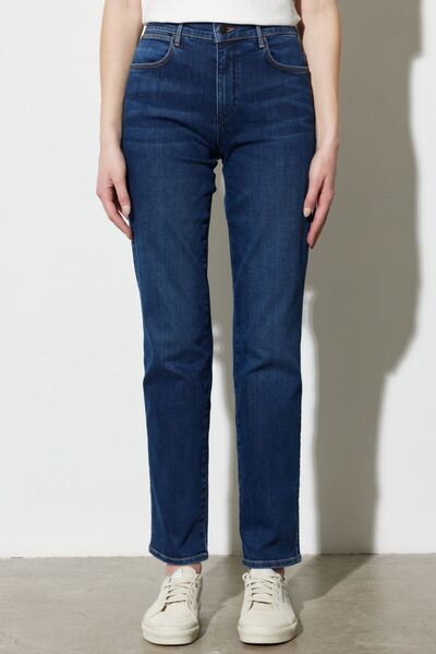 WRANGLER Straight Fit Düz Kesim Yüksek Bel Esnek Jean Kot Pantolon