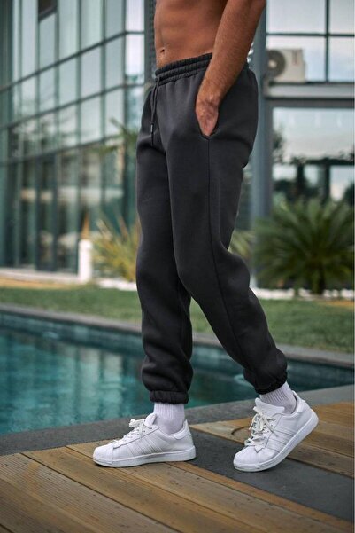 CAST COLLECTİON Ανδρικό παντελόνι Anthracite Oversize