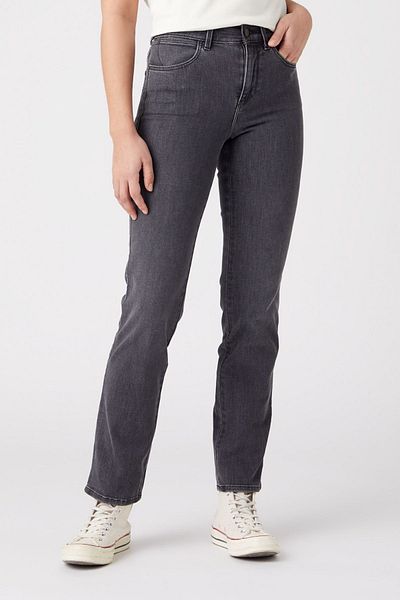 WRANGLER High Waist StretchyStraightFitJeanJeans
