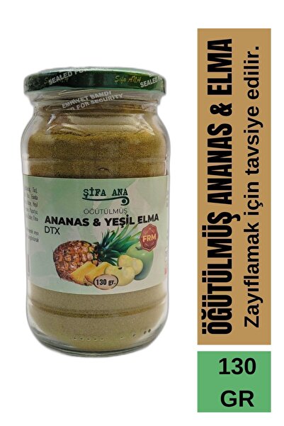 ŞİFA ANA Öğütülmüş Ananas Elma Bitkisel Karışım Toz