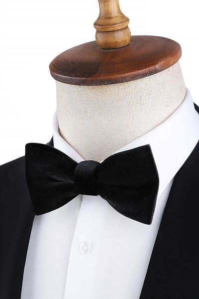 Kravatkolik Black Velvet Bow Tie P1689
