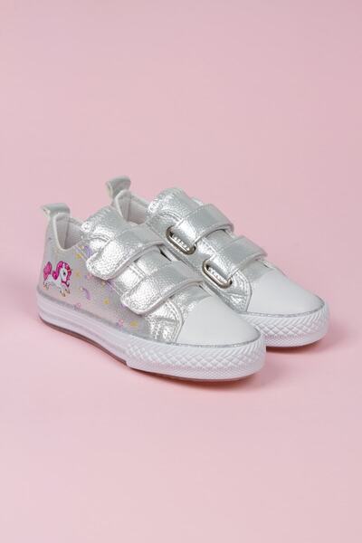 Papuccum Ortopedi Unicorn Patterned Girl's Lighted Anatomical Sports Shoes